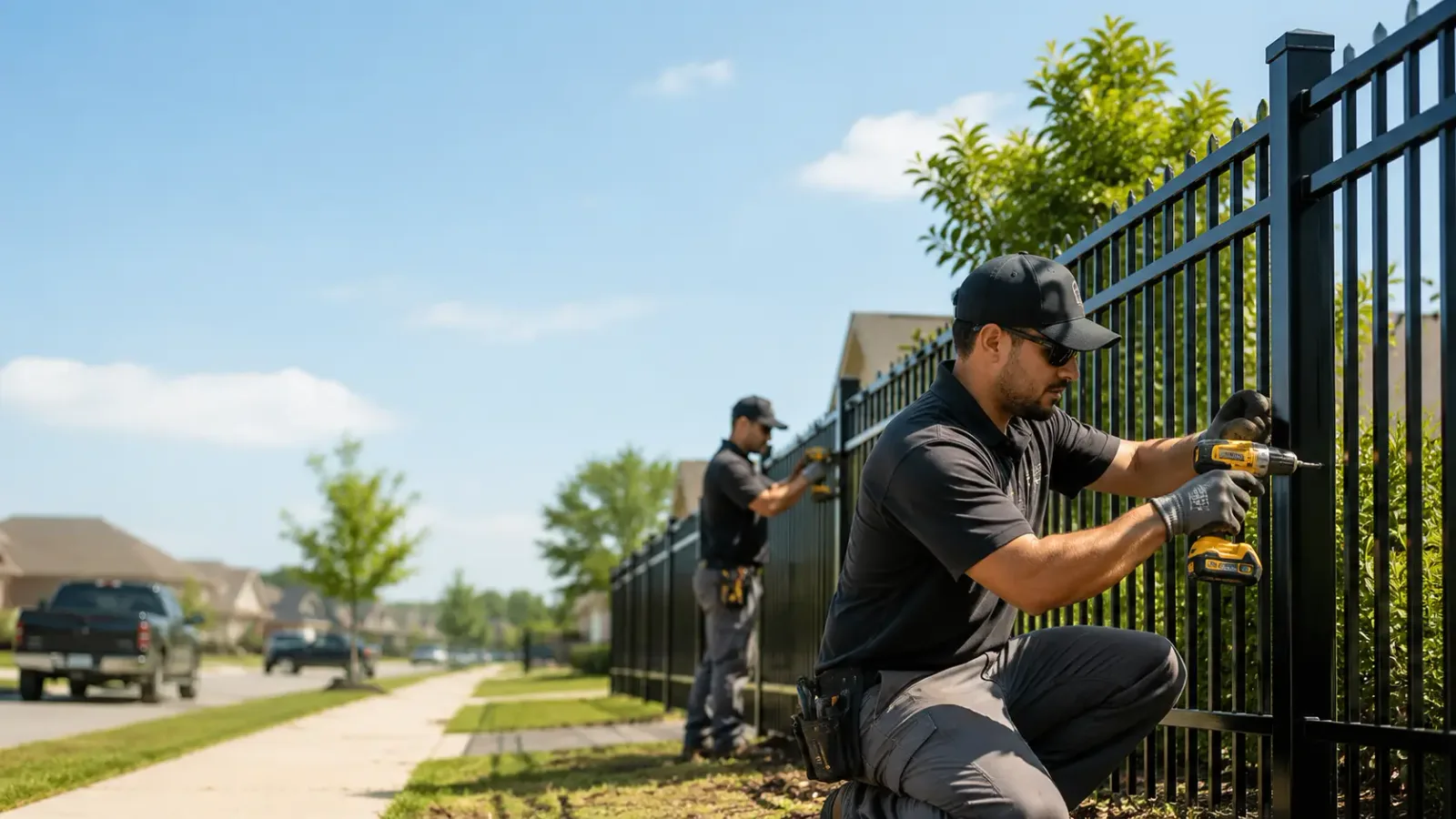 Metal Fence Installation in Marshall, IN